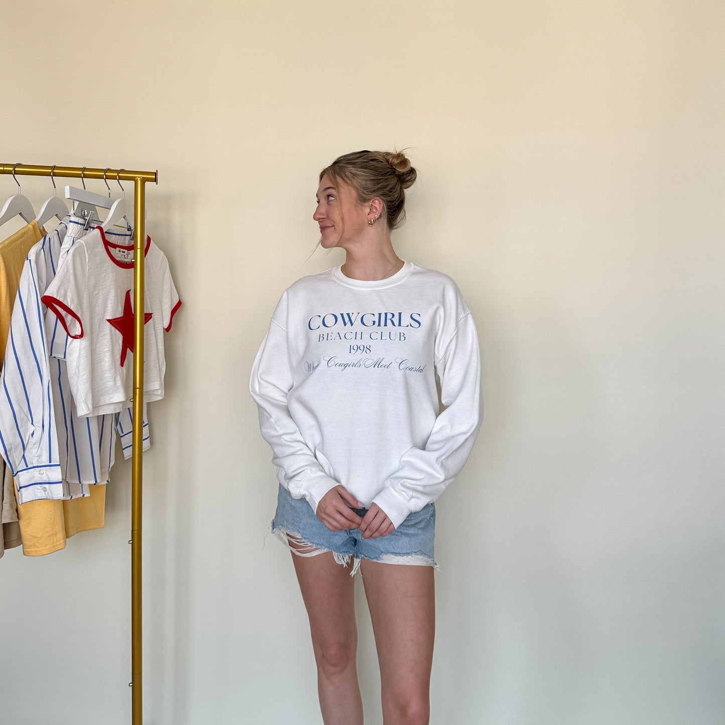 Cowgirls Beach Club Crewneck