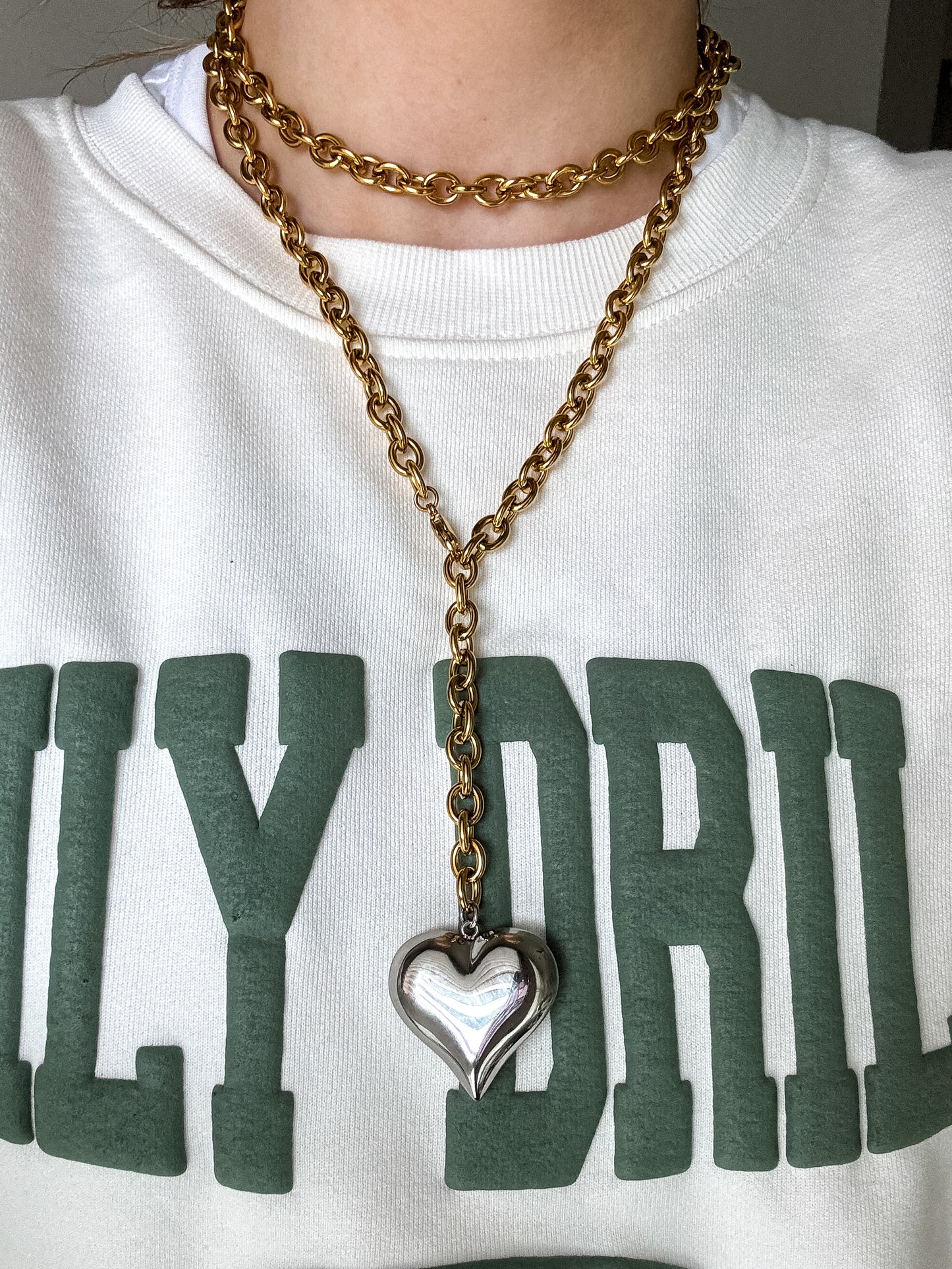 Wrap Around Heart Necklace