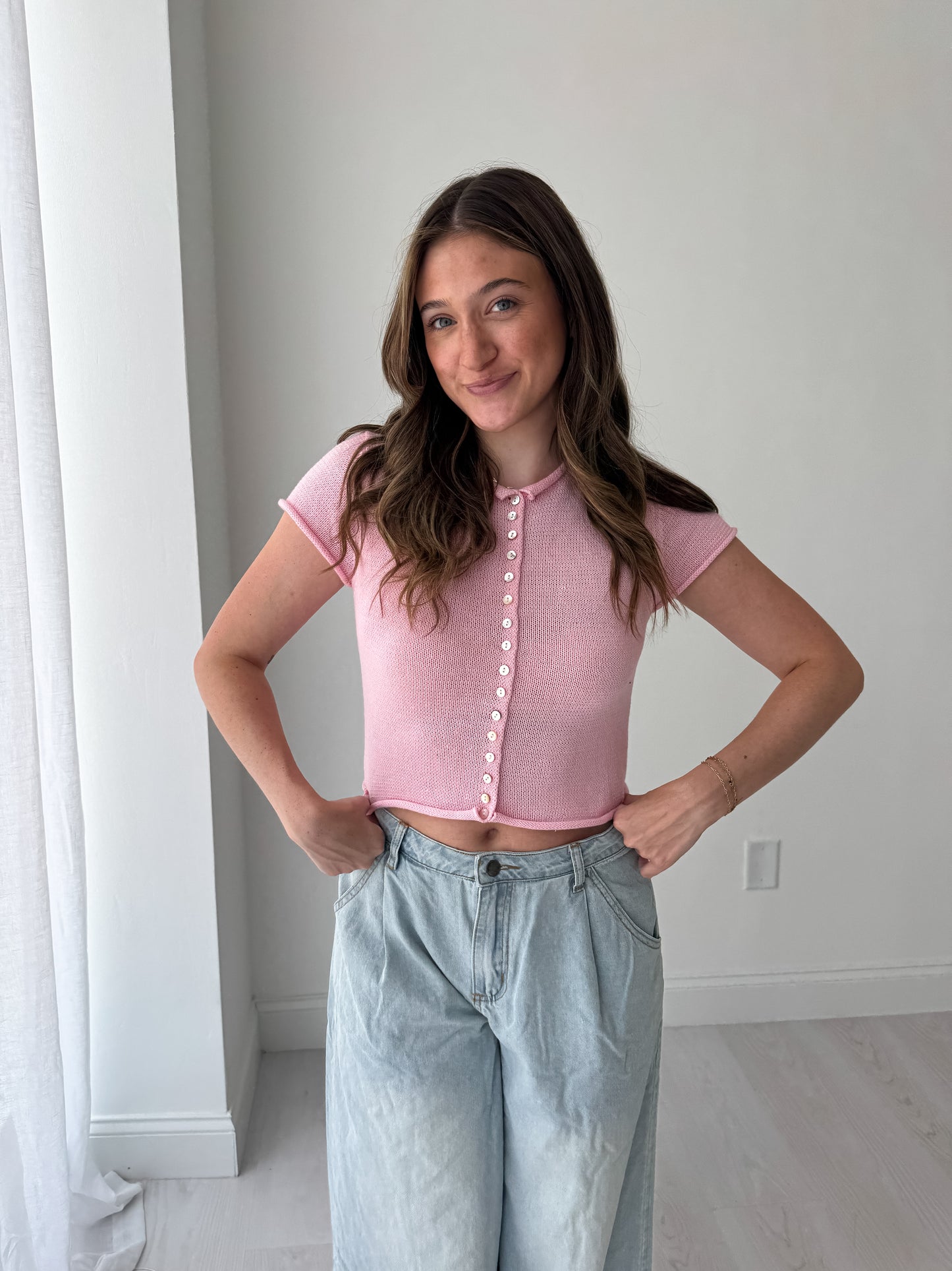 Bubblegum Knit Top