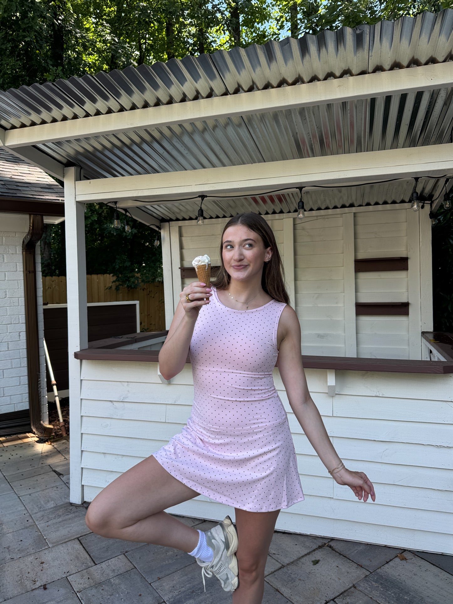 Strawberry Mocha Athletic Dress