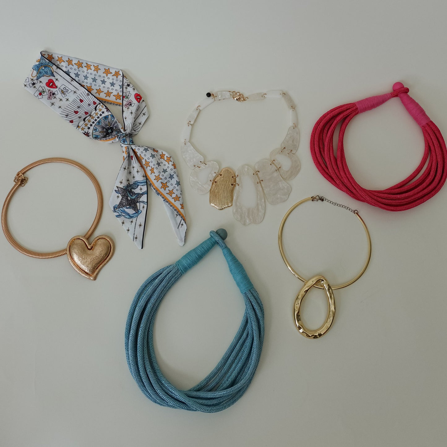 Forever Pink Rope Necklace