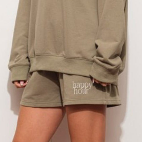 Happy Hour Sweat Shorts