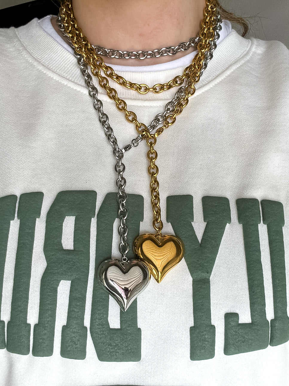 Wrap Around Heart Necklace