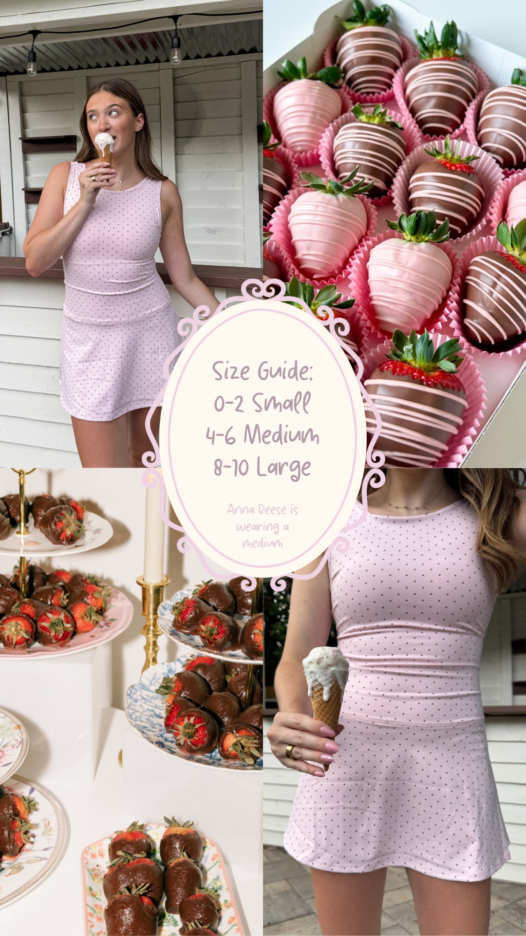 Strawberry Mocha Athletic Dress