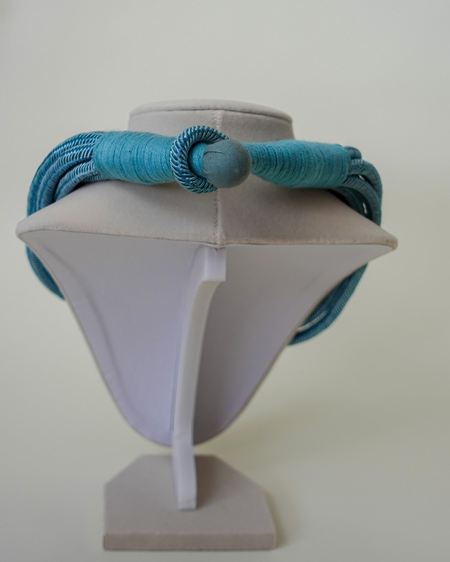 Forever Light Blue Rope Necklace