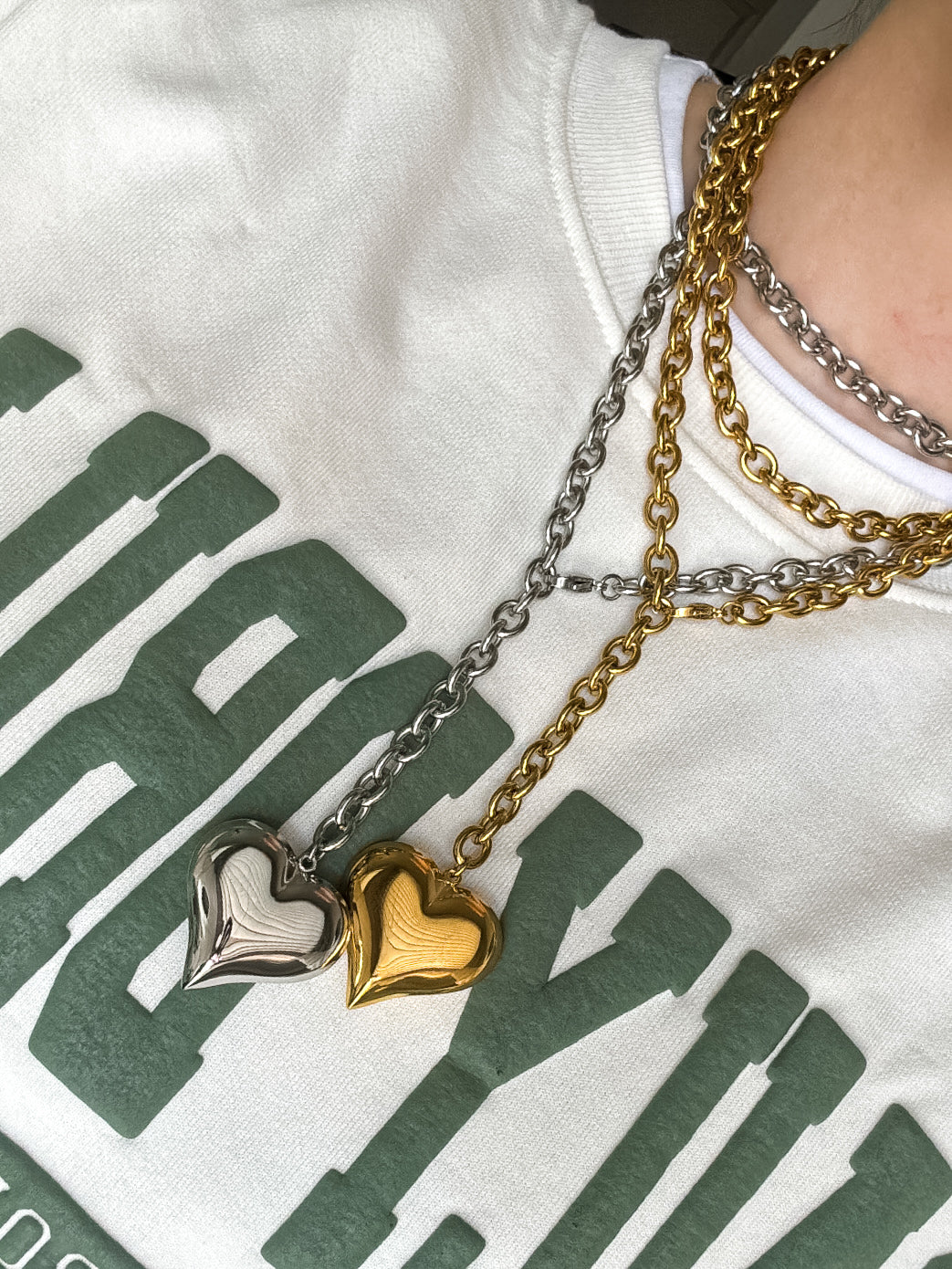 Wrap Around Heart Necklace