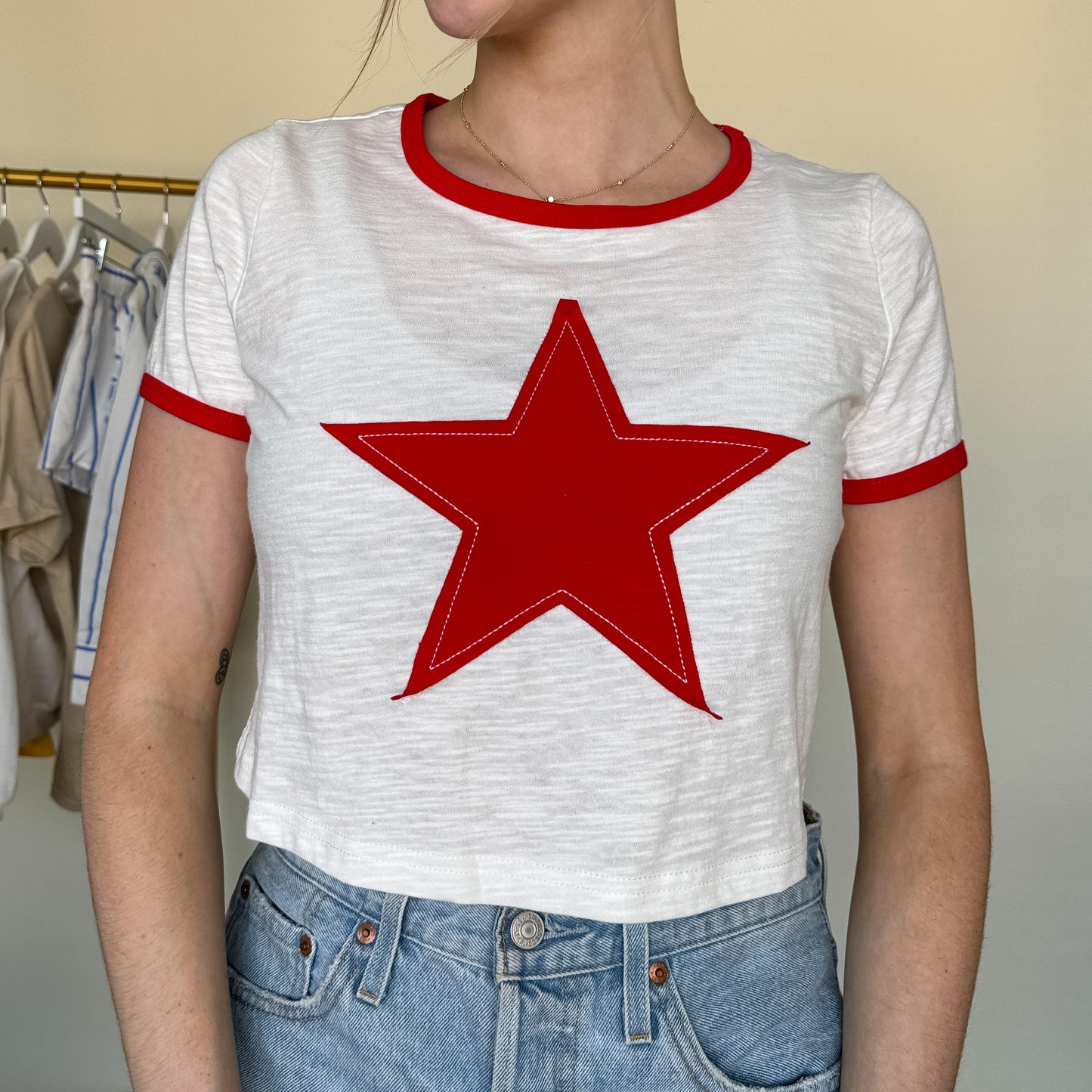 Star Struck Cropped Tee