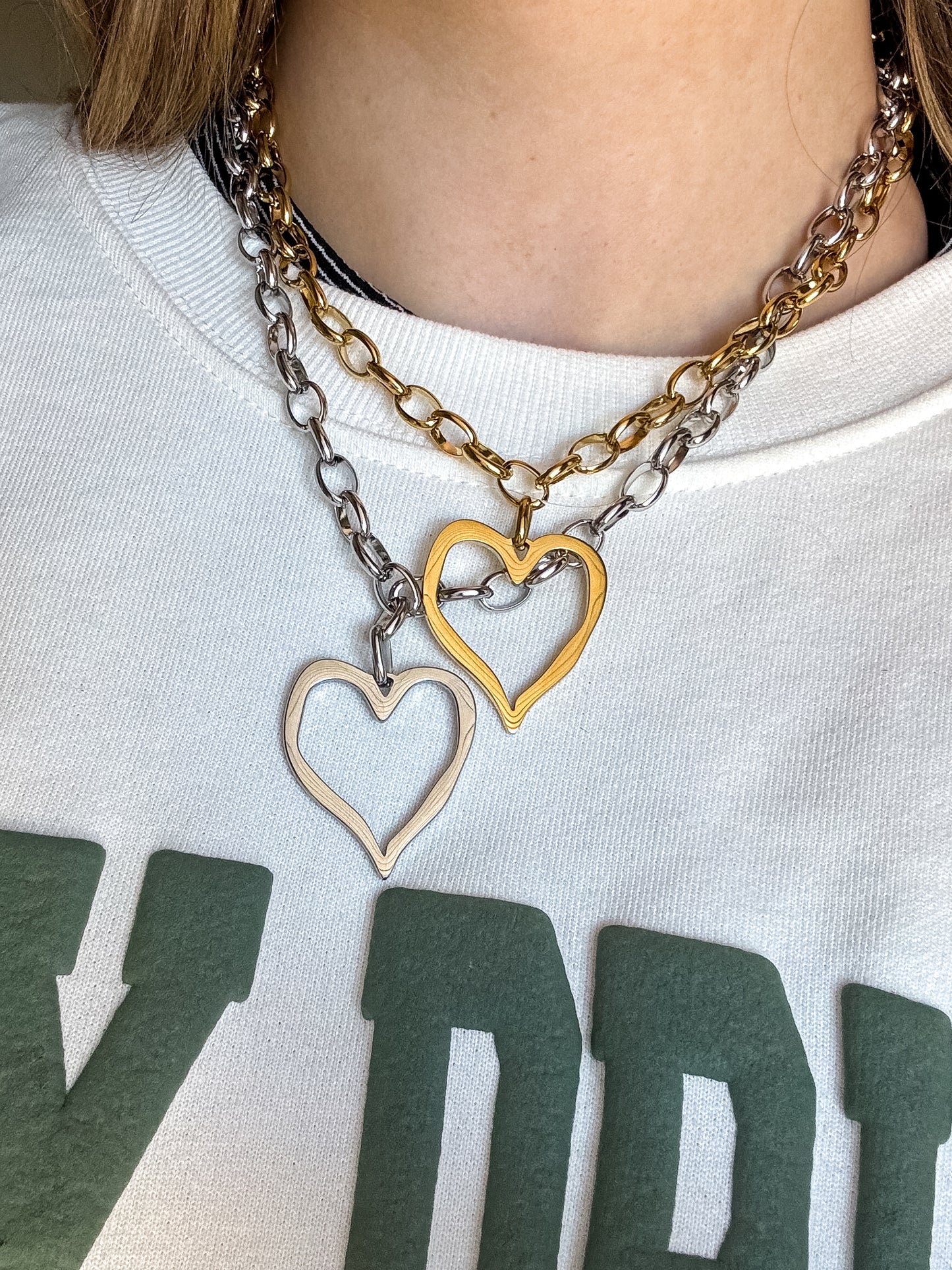 Open Heart Necklace