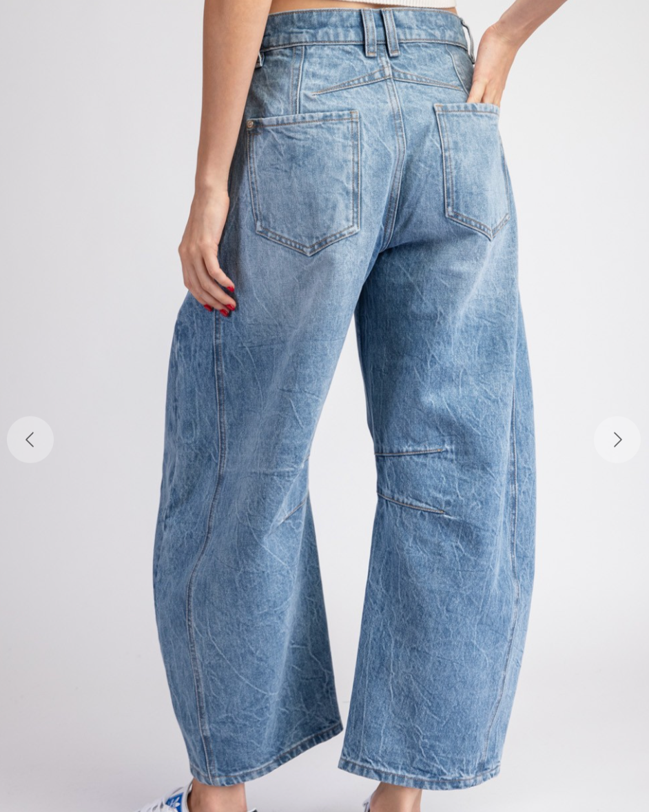 Blair Barrel Jeans (PRE-ORDER/ SHIPS IN 1 WEEK)