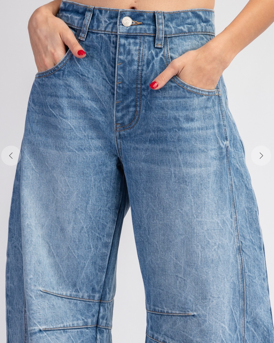 Blair Barrel Jeans (PRE-ORDER/ SHIPS IN 1 WEEK)