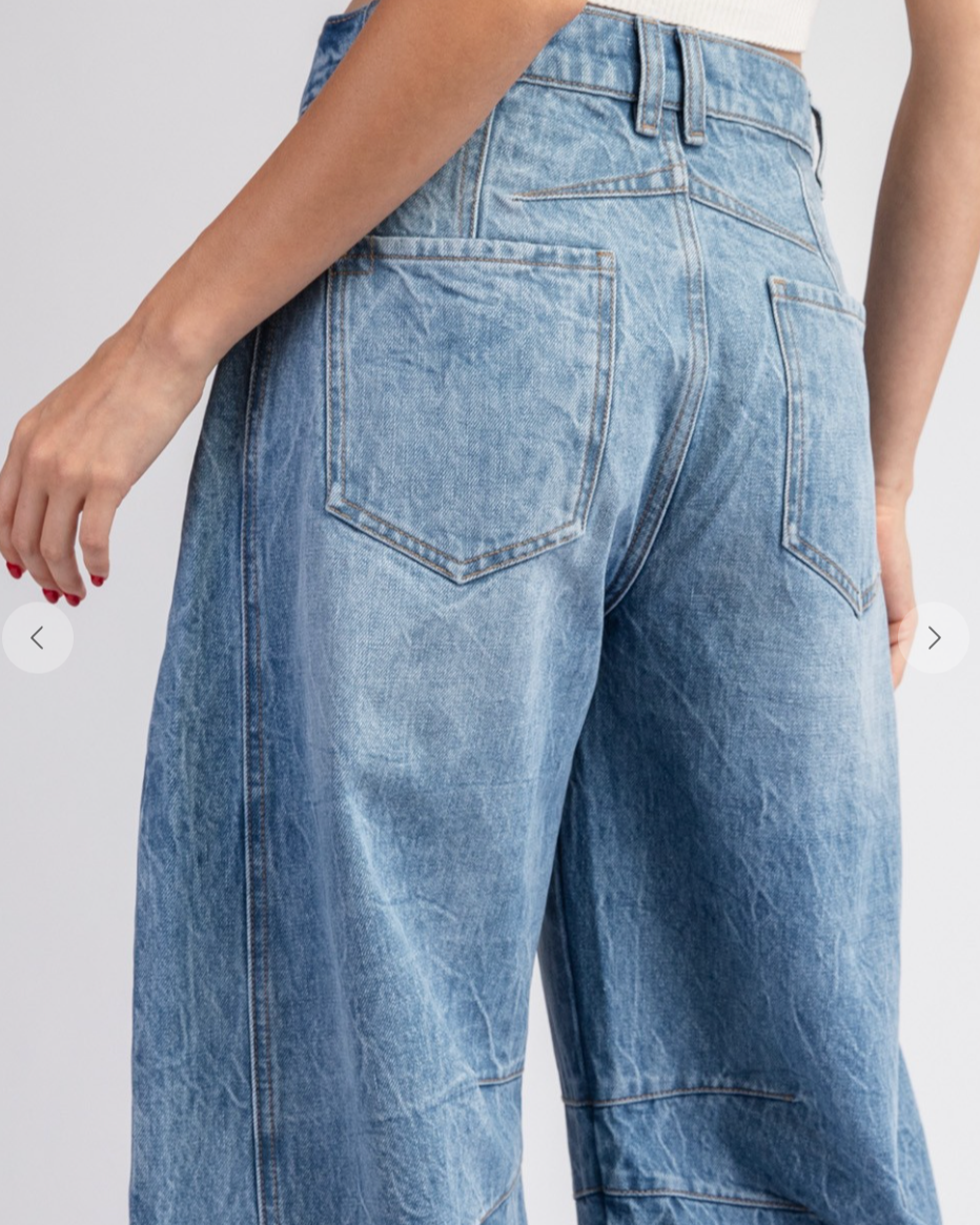 Blair Barrel Jeans (PRE-ORDER/ SHIPS IN 1 WEEK)