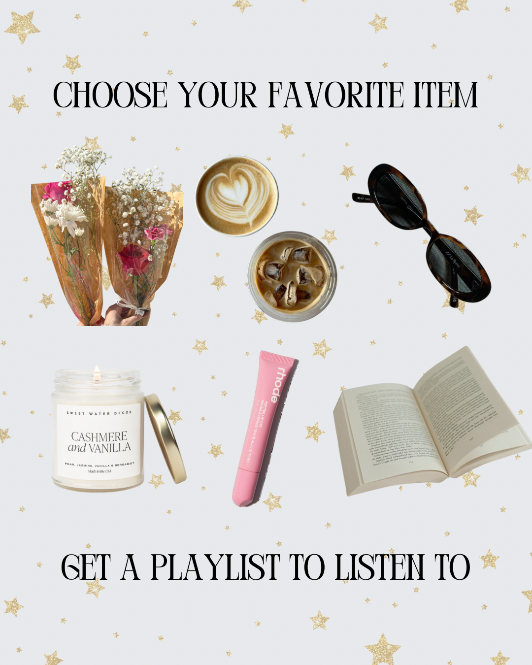 Pick your favorite item, get a playlist!