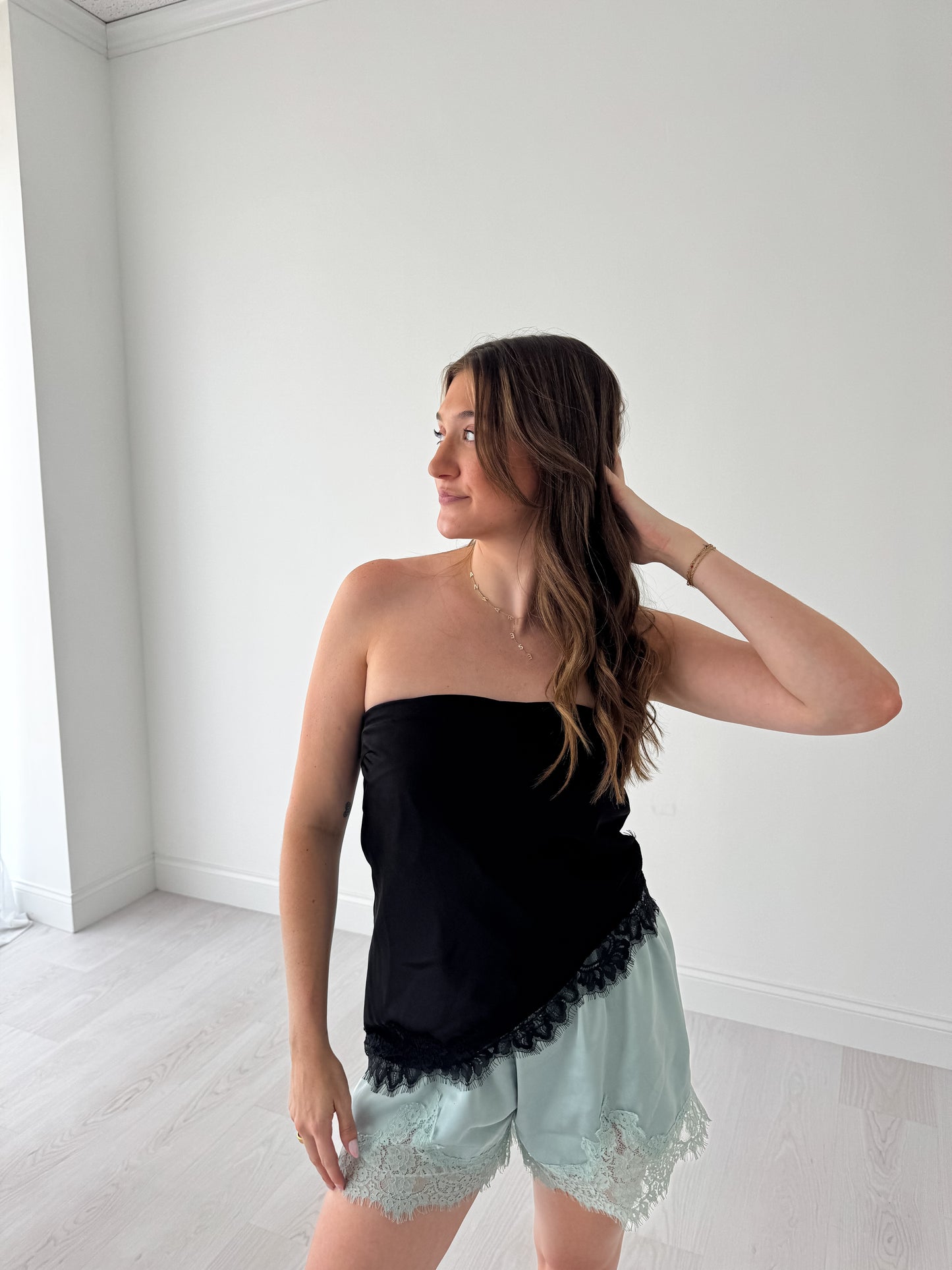 Midnights Lace Tube Top