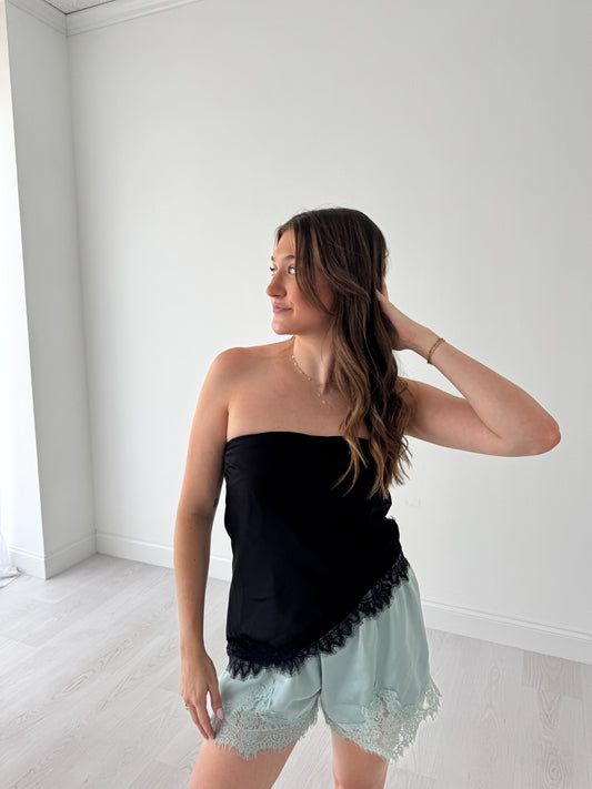 Midnights Lace Tube Top