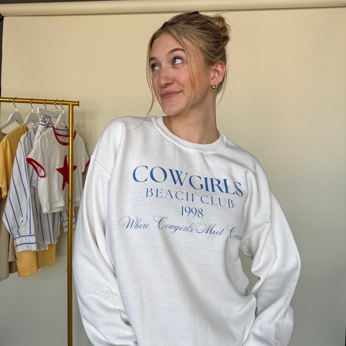 Cowgirls Beach Club Crewneck
