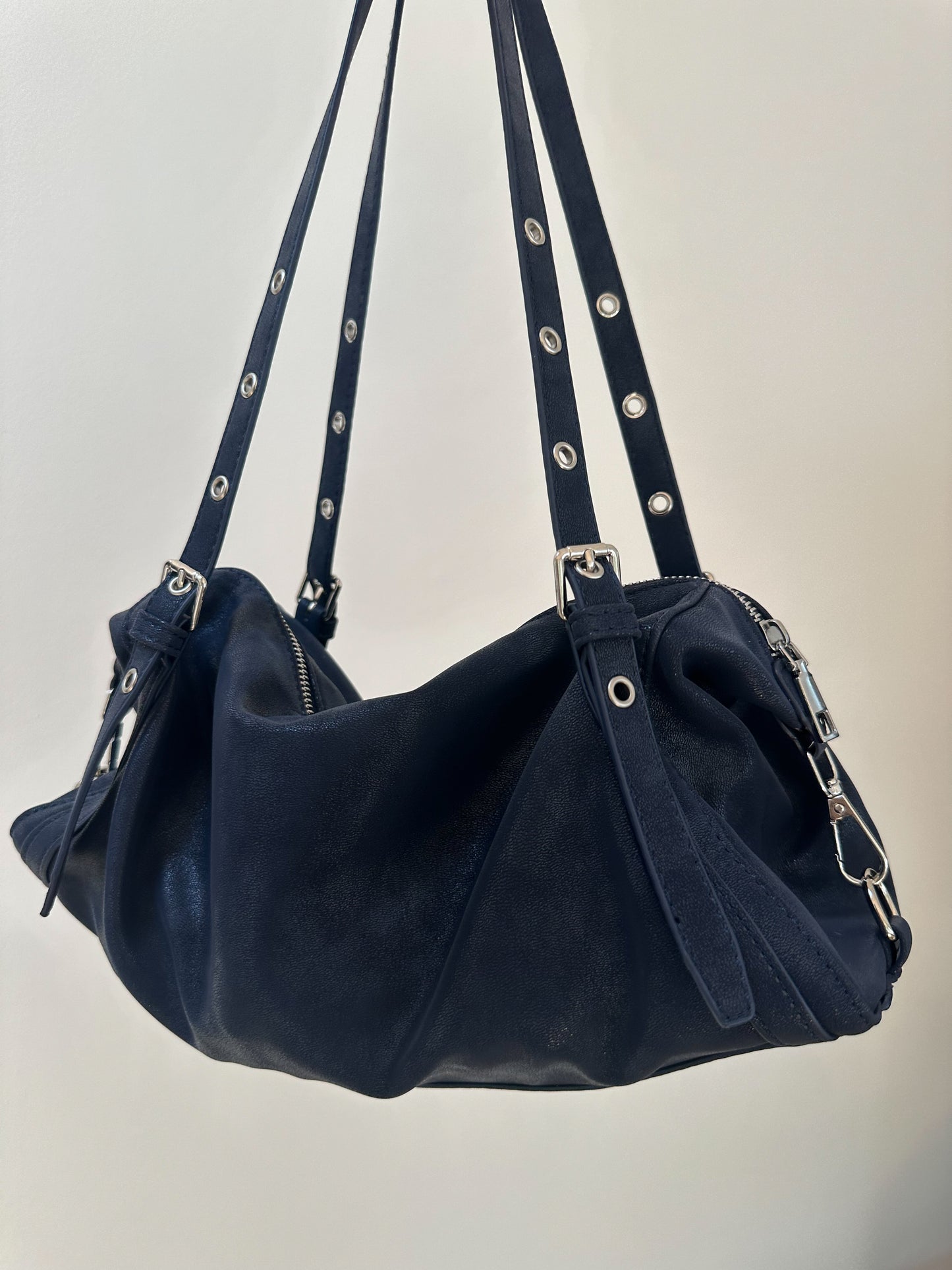 City Limits Navy Shoulder Bag