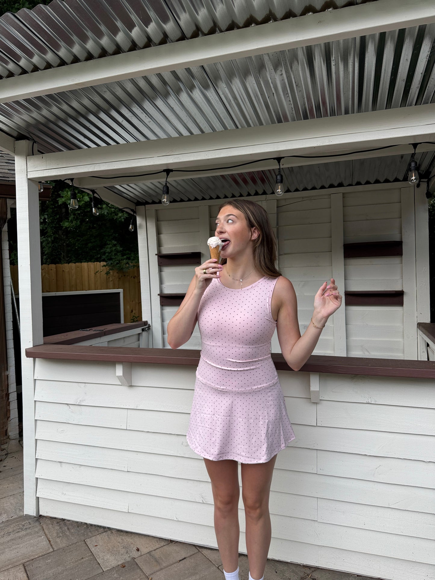 Strawberry Mocha Athletic Dress