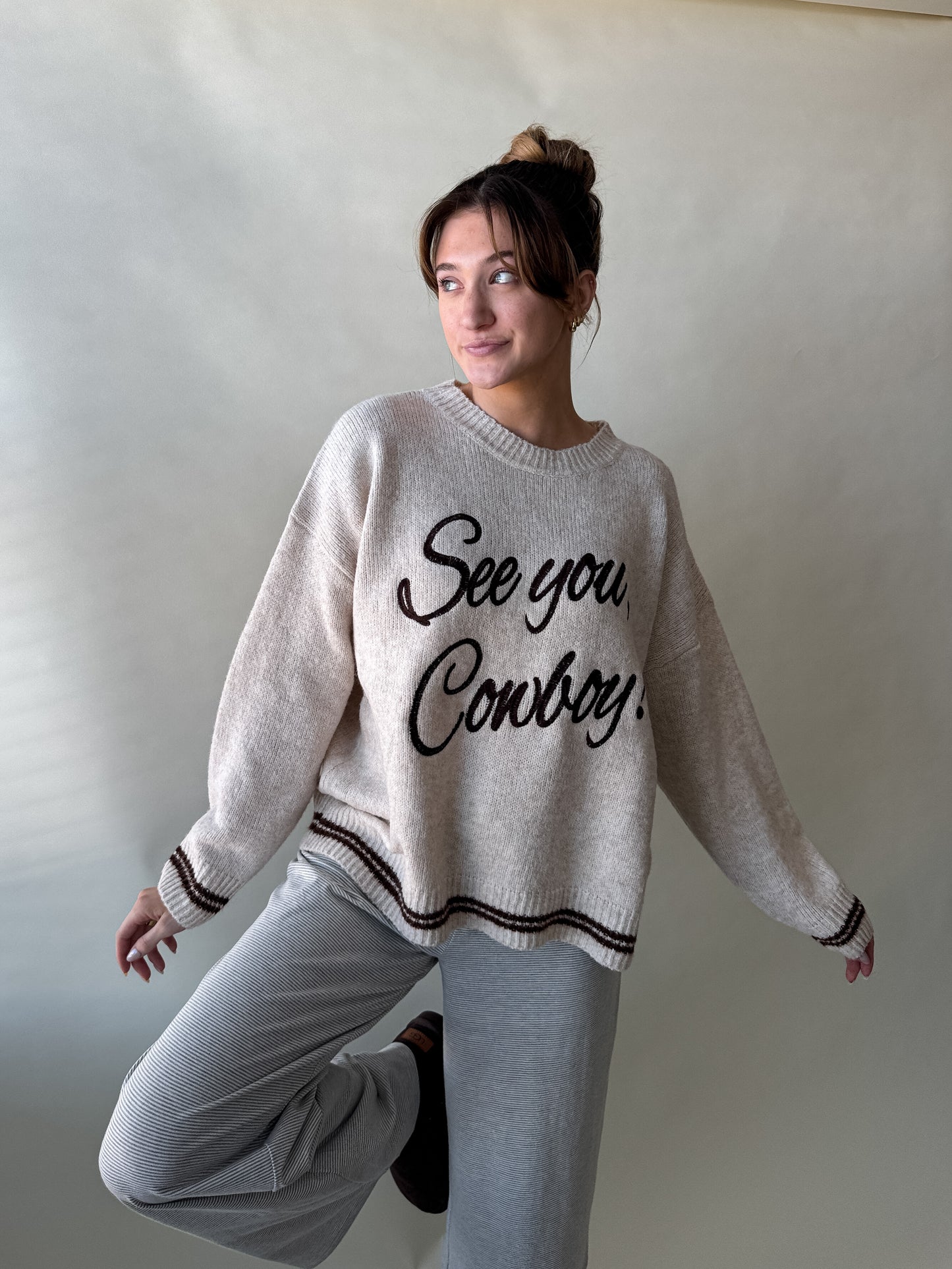 See You Cowboy Sweater