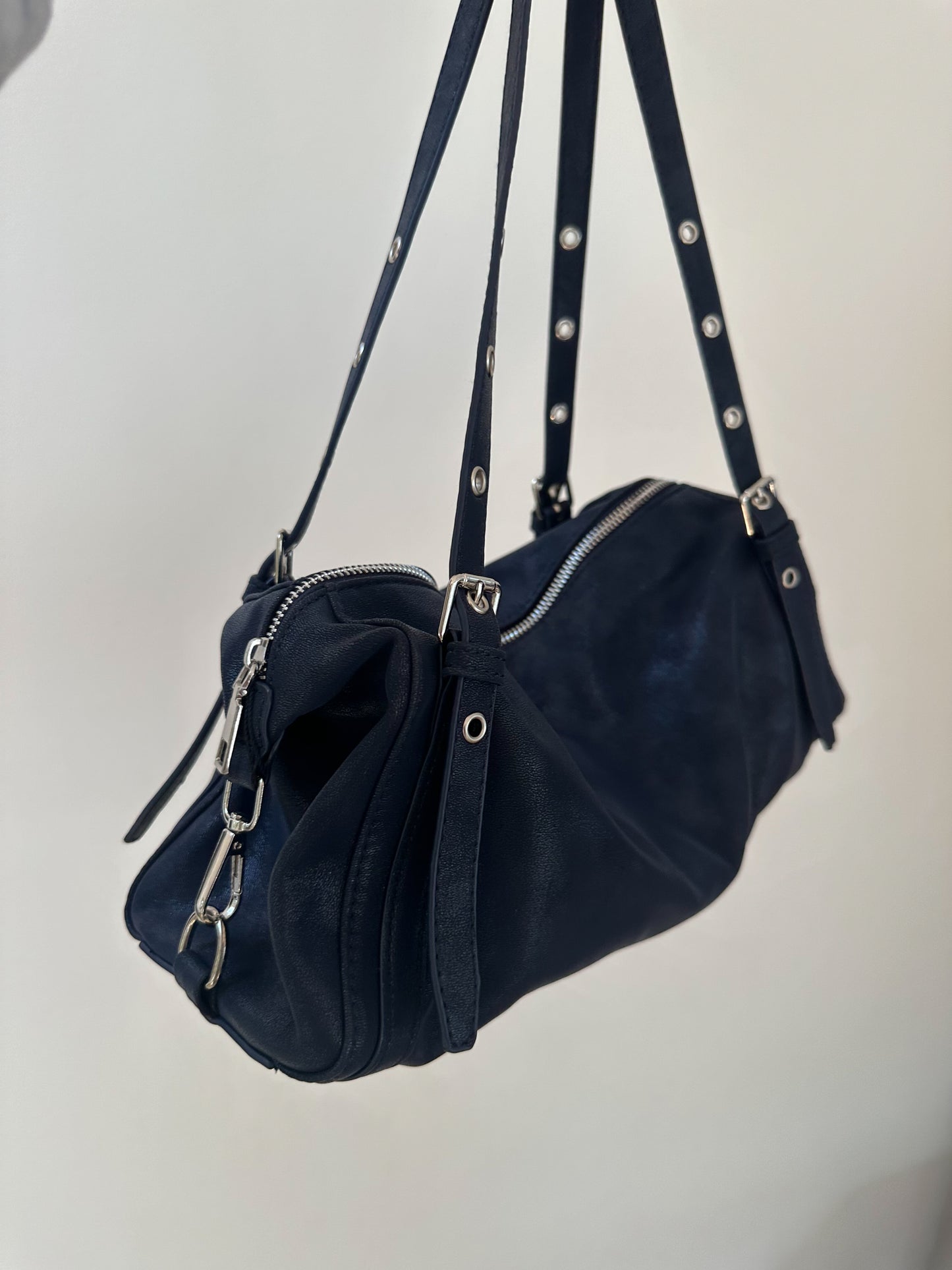 City Limits Navy Shoulder Bag