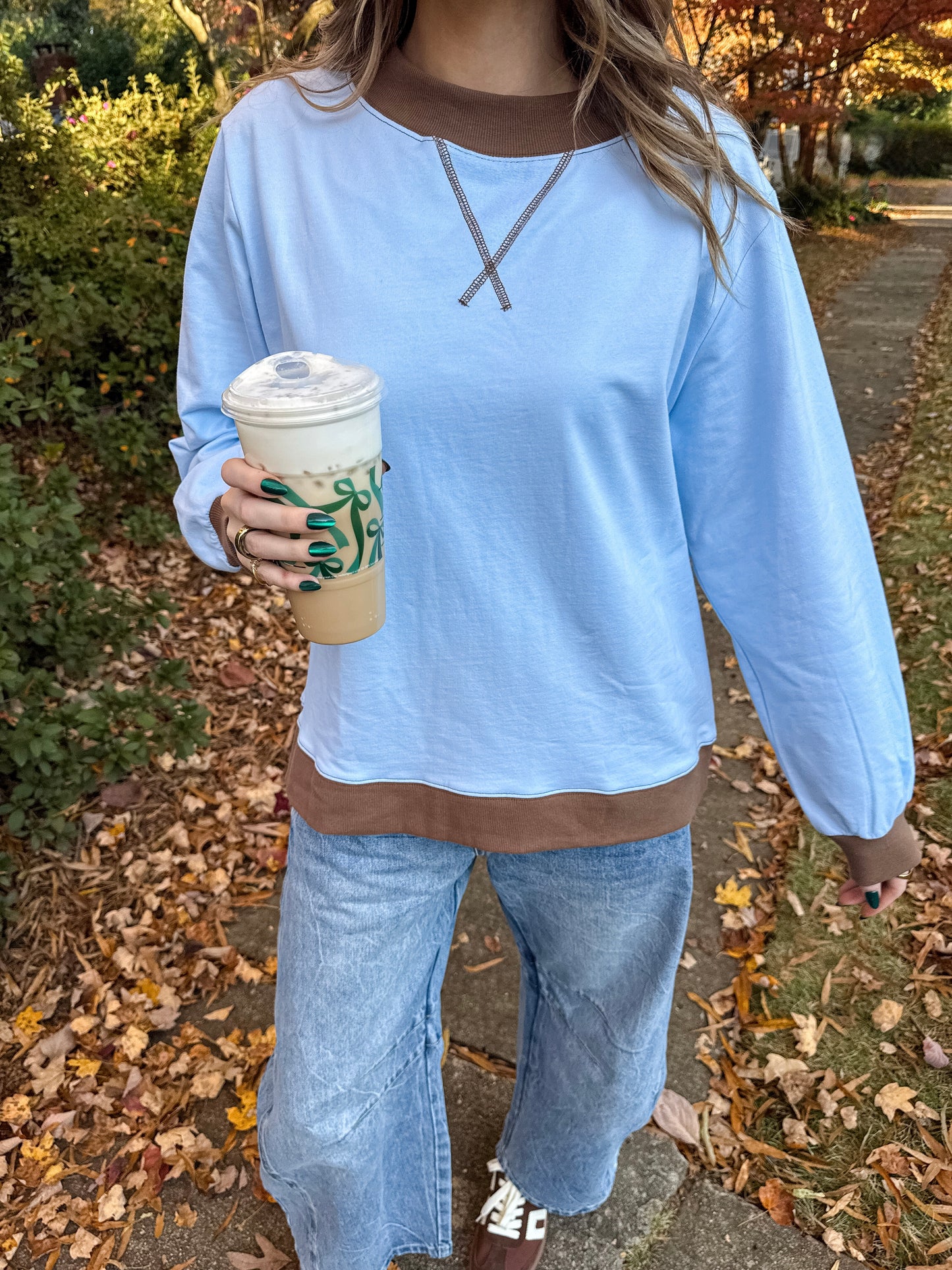 Cold Brew Oversized Mockneck