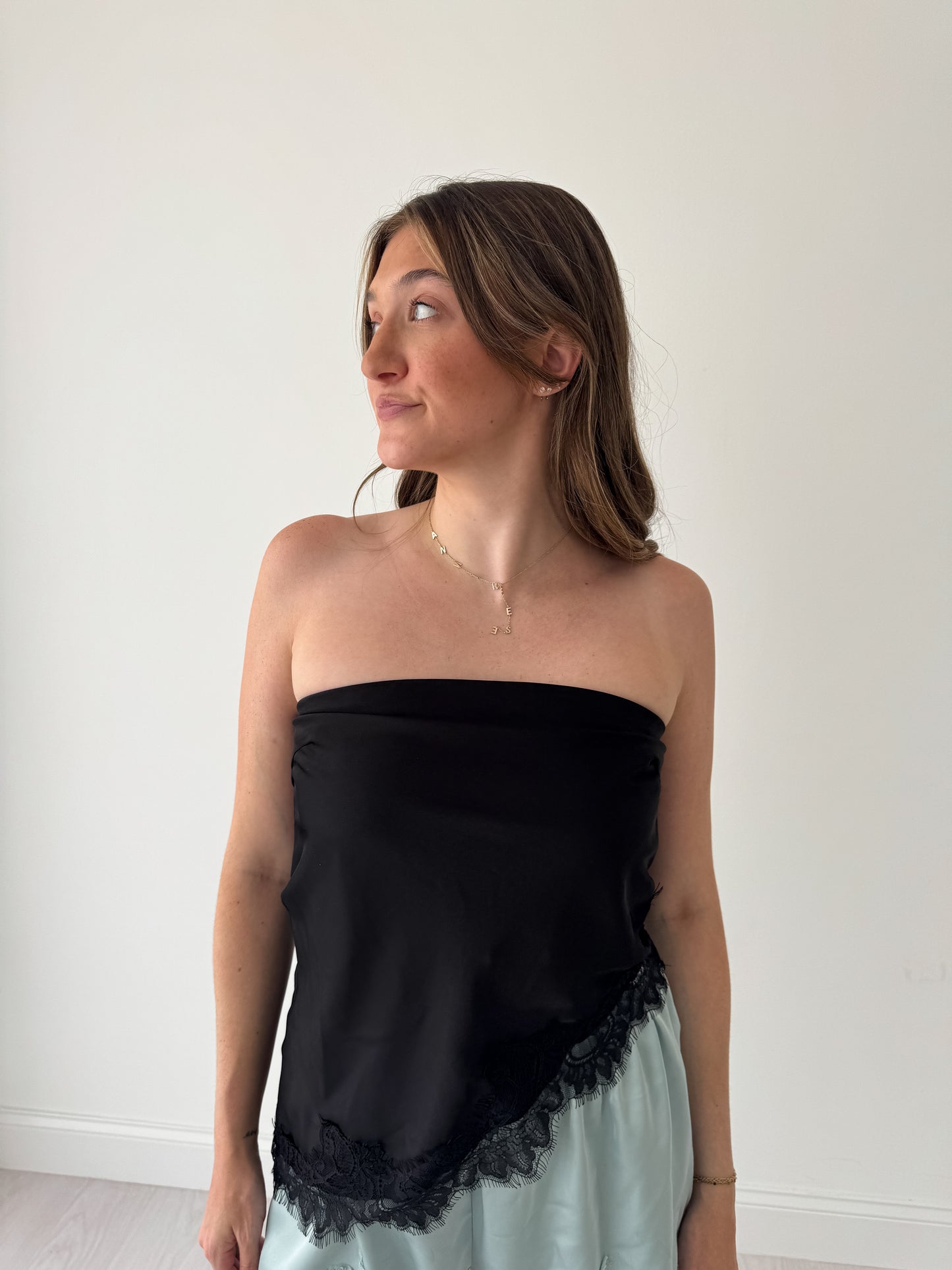 Midnights Lace Tube Top