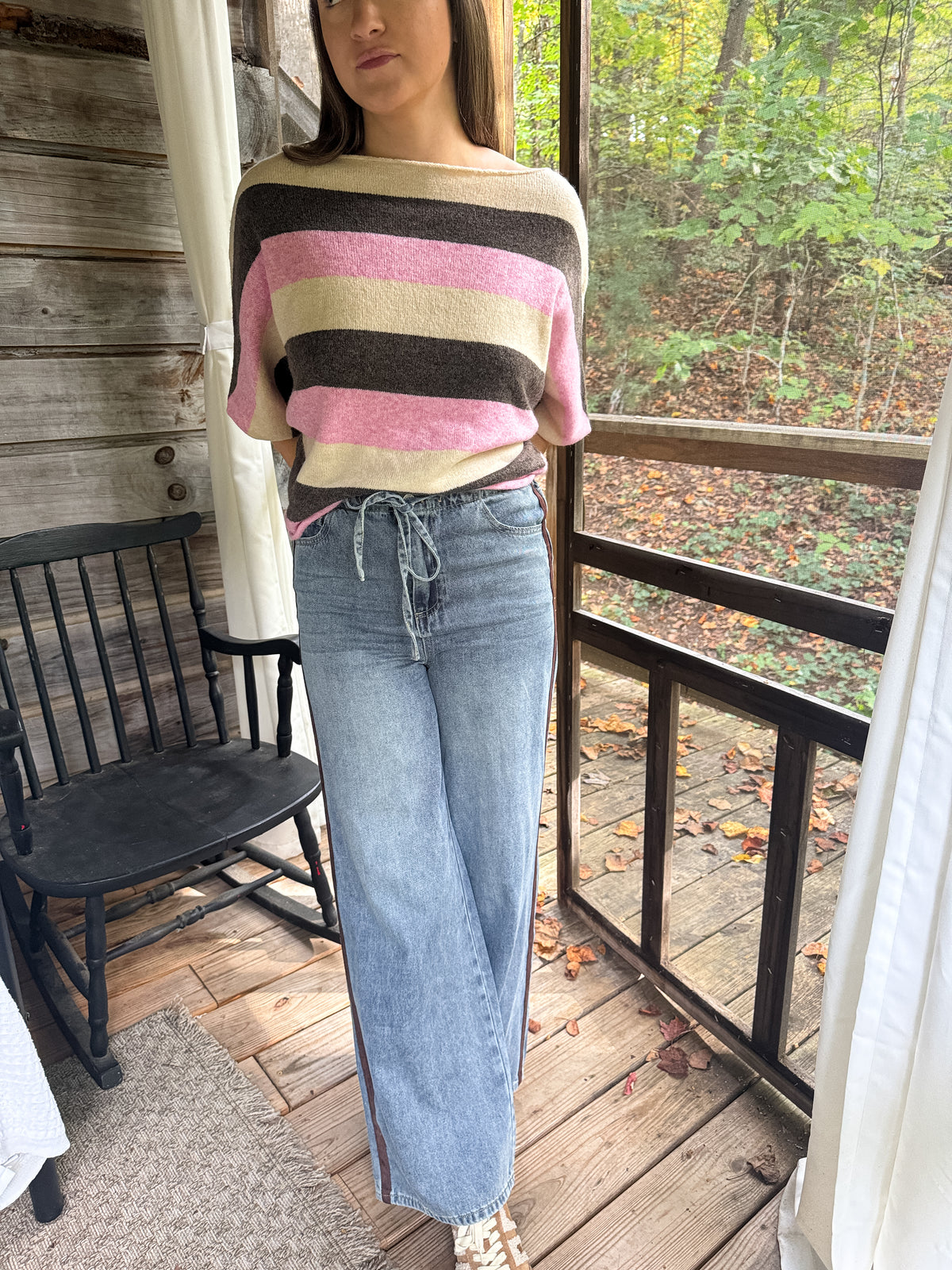 Easy Does It Drawstring Jeans