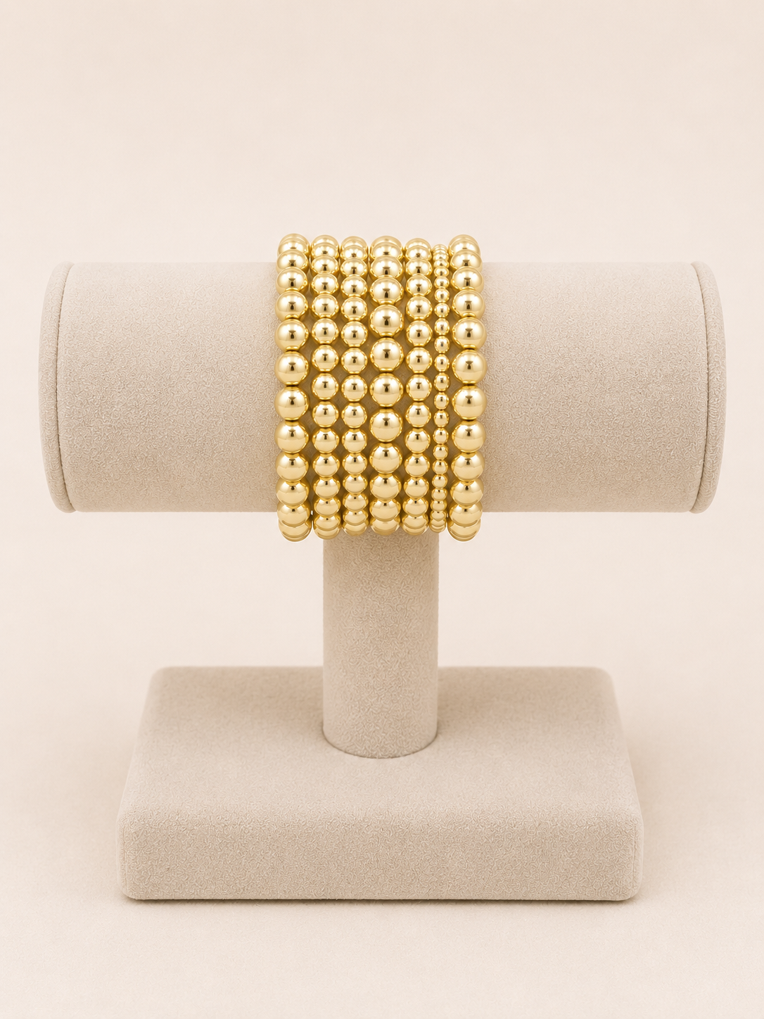 The Golden Bracelet Stack