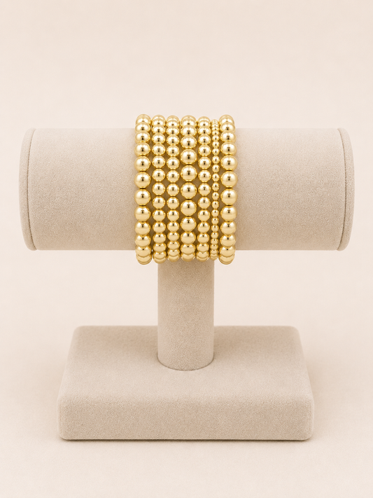 The Golden Bracelet Stack