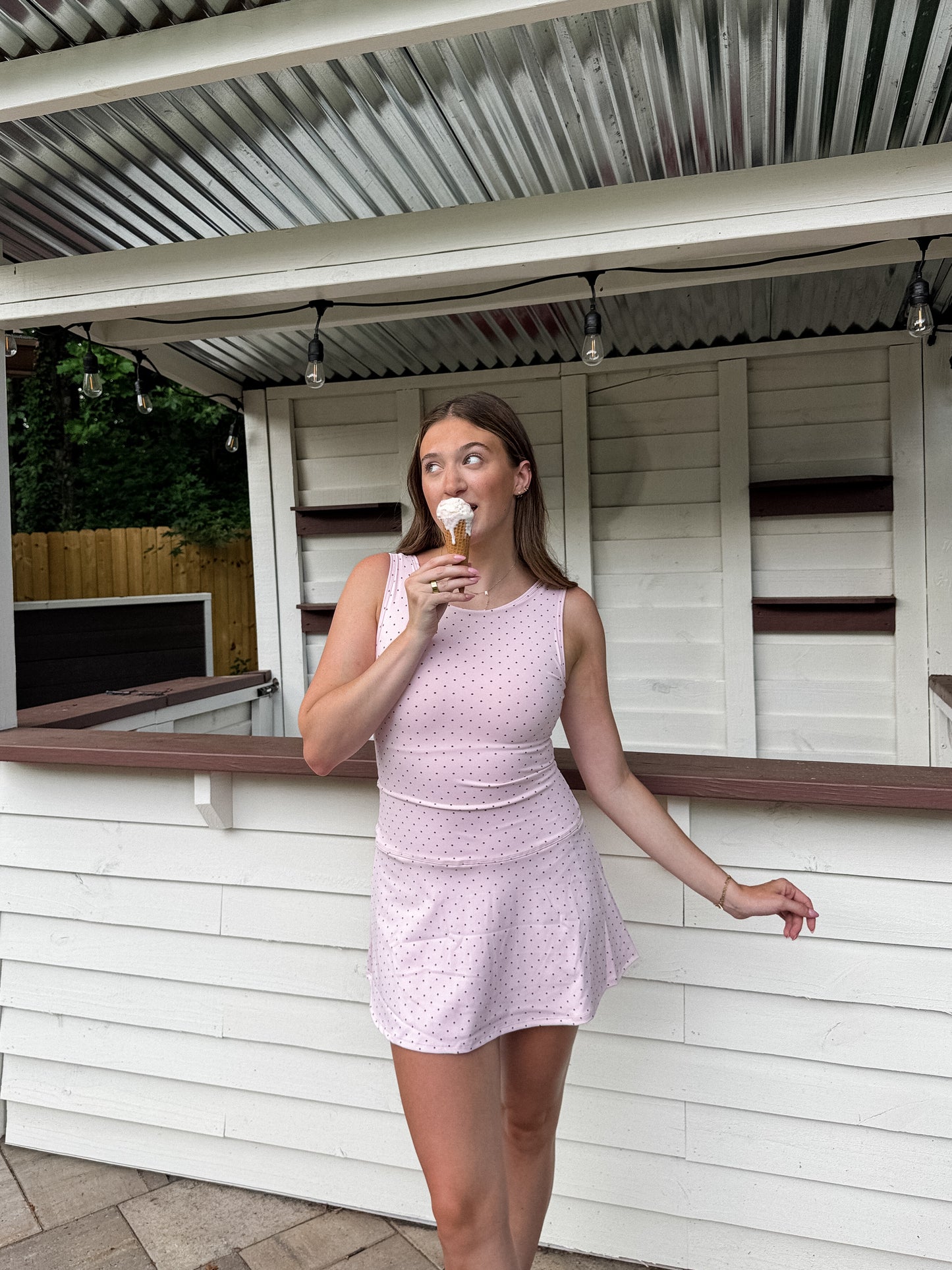 Strawberry Mocha Athletic Dress