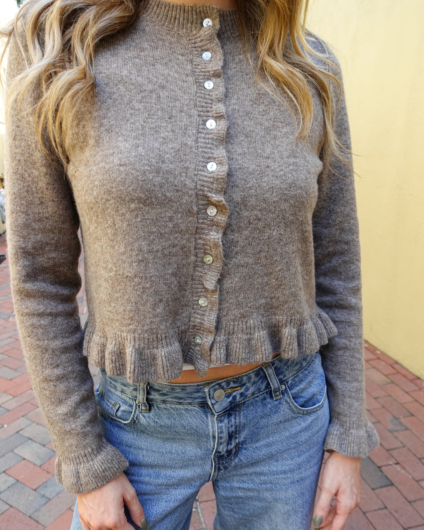 Harvest Ruffle Cardigan