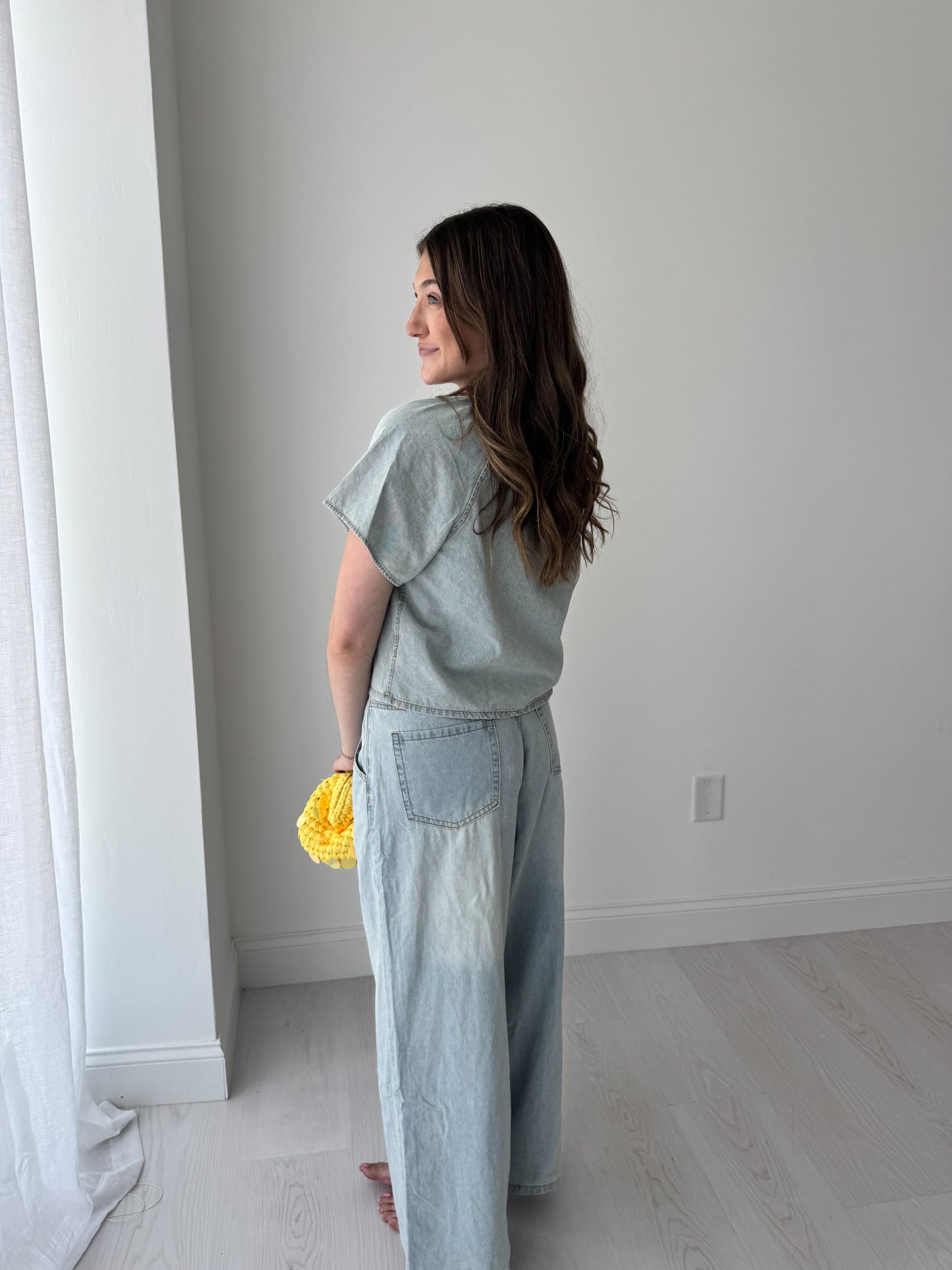Sunday Denim Wide Leg Pants
