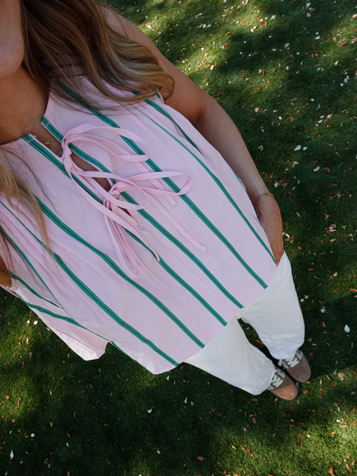 Pink Palm Top