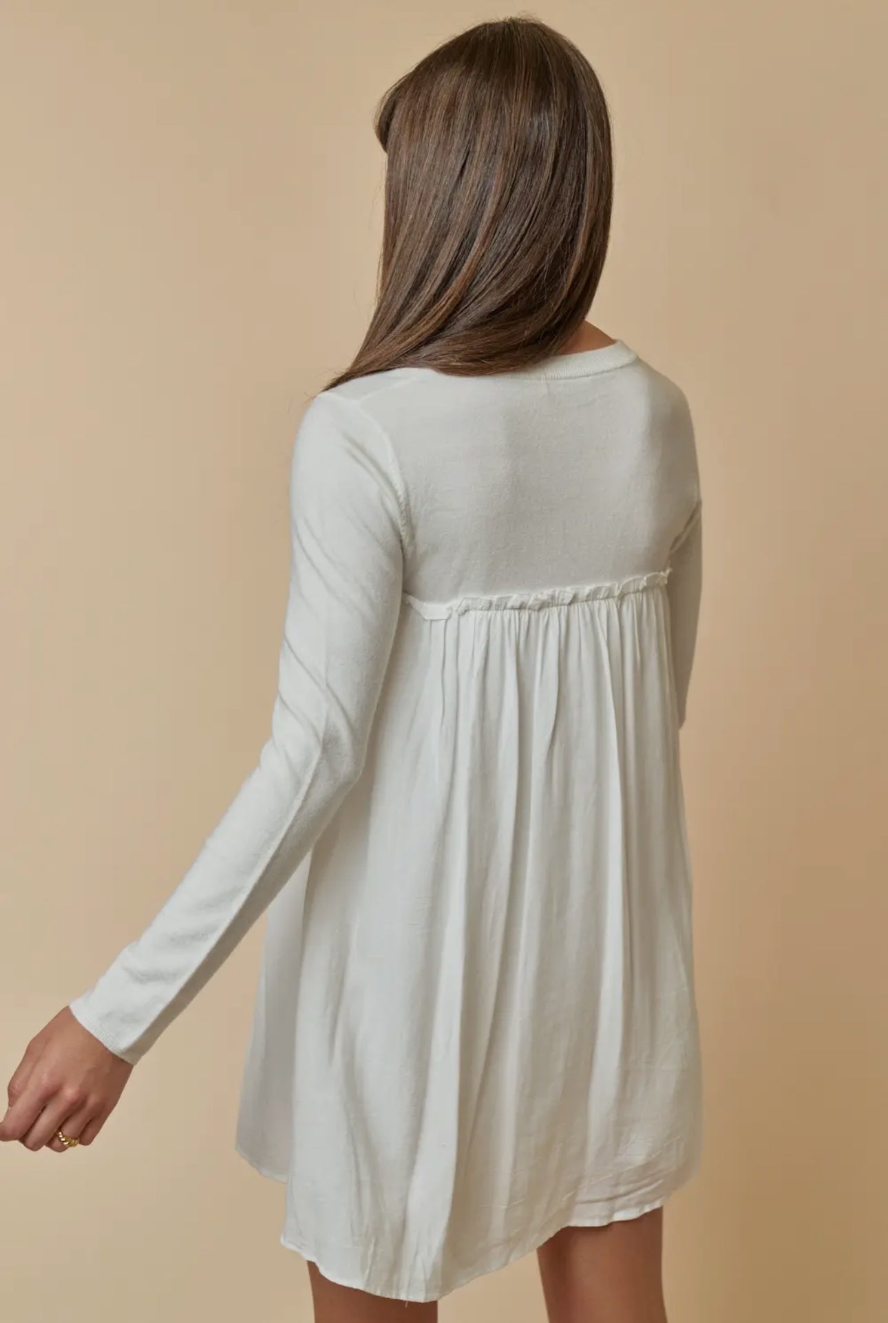 Alice Babydoll Long Sleeve Mini Dress