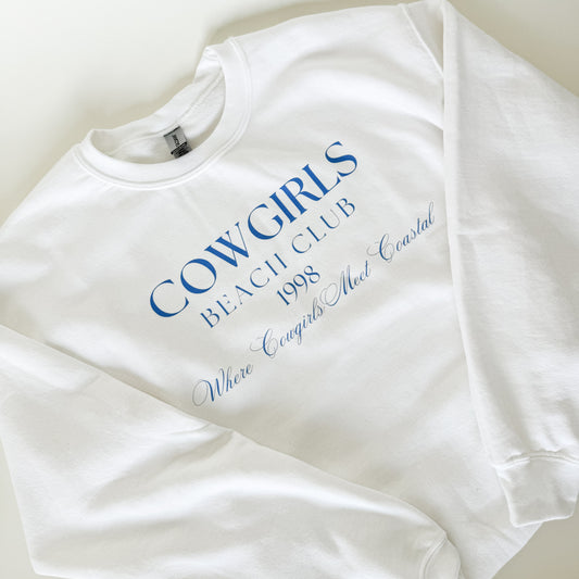 Cowgirls Beach Club Crewneck