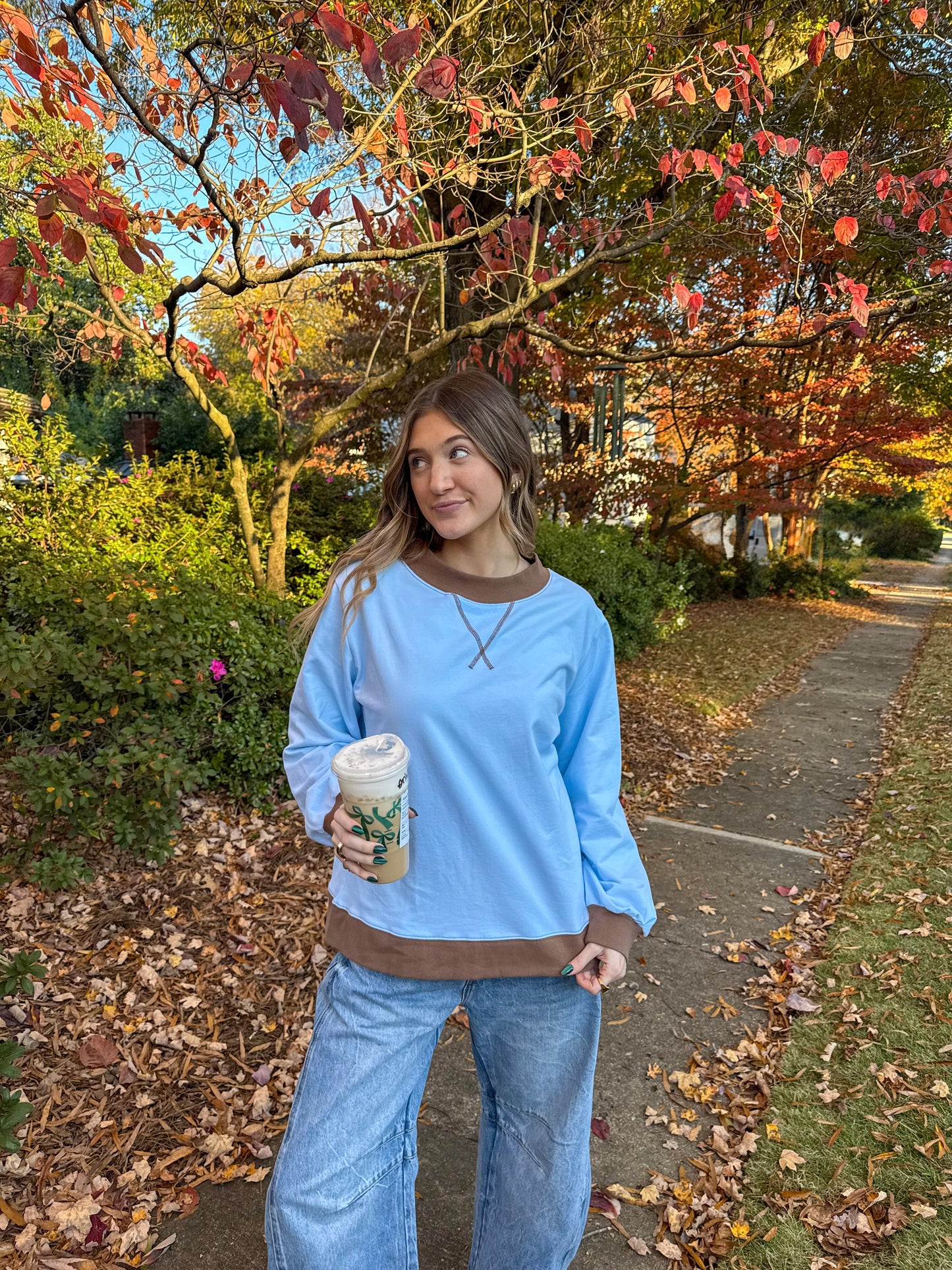 Cold Brew Oversized Mockneck