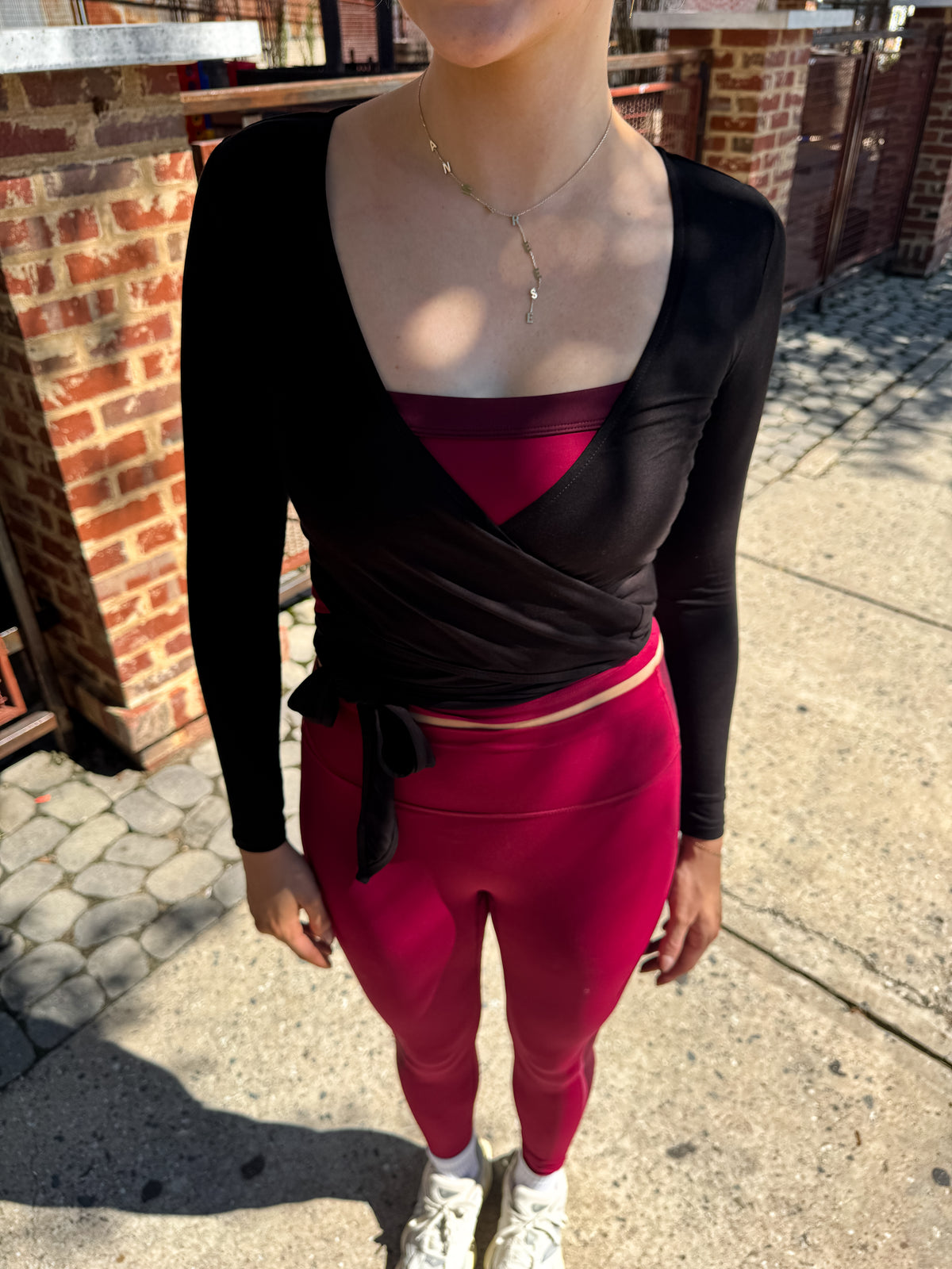 Warm Up Wrap Top