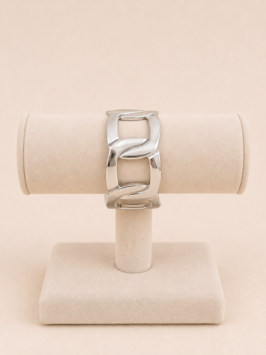 Sloane Silver Cuff Bracelet