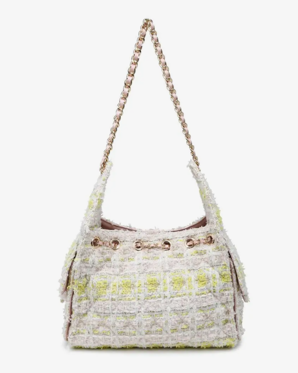 Paisley Tweed Hobo Bag