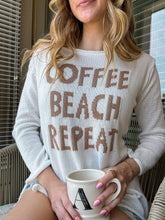Load image into Gallery viewer, Coffee Beach Repeat Sweater
