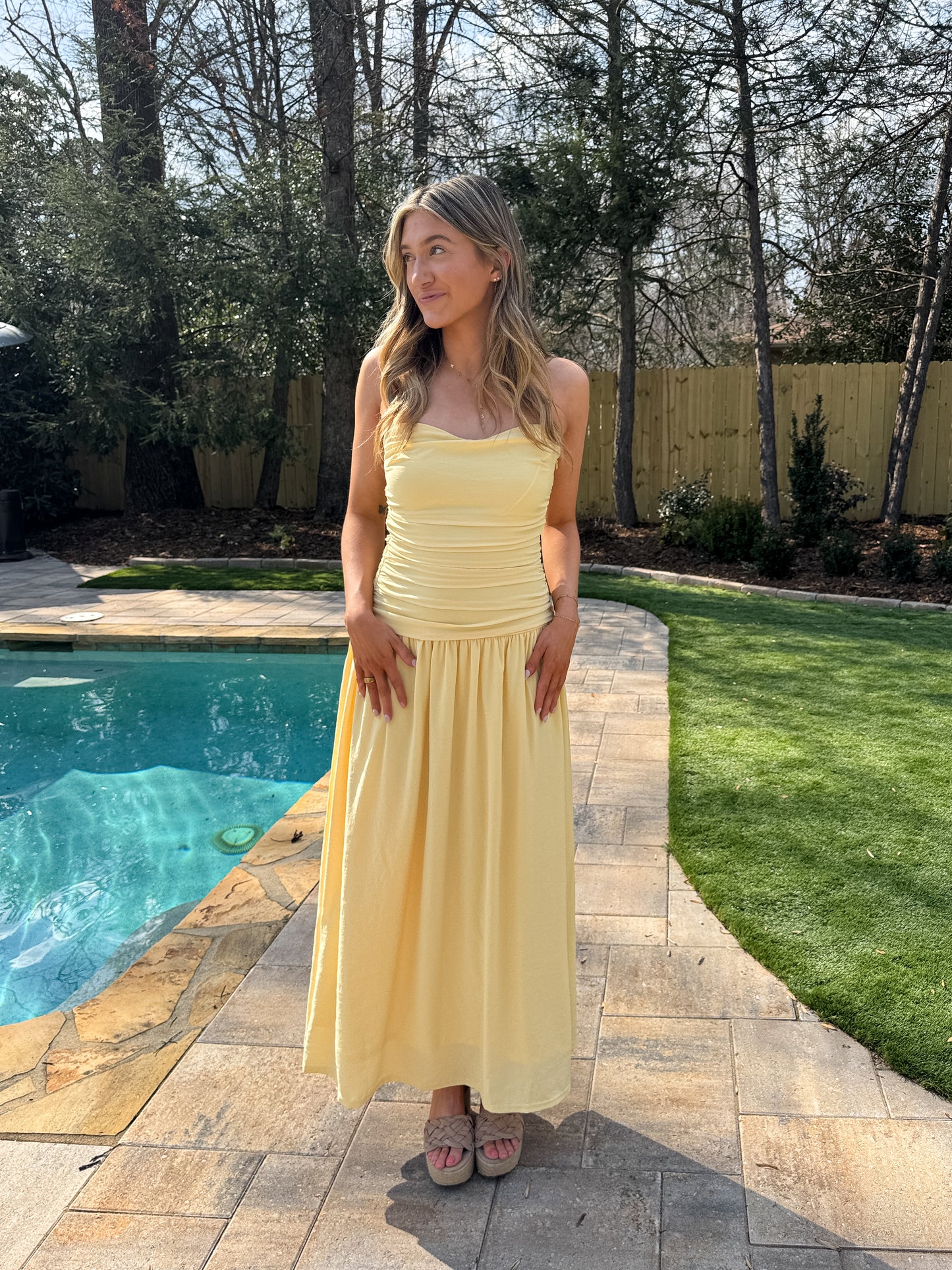 Buttercup Maxi Dress Small