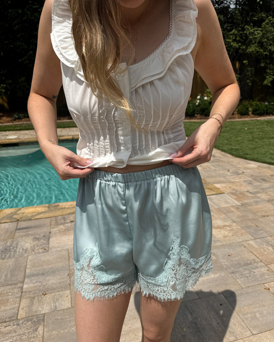 Delilah Lace Trim Shorts