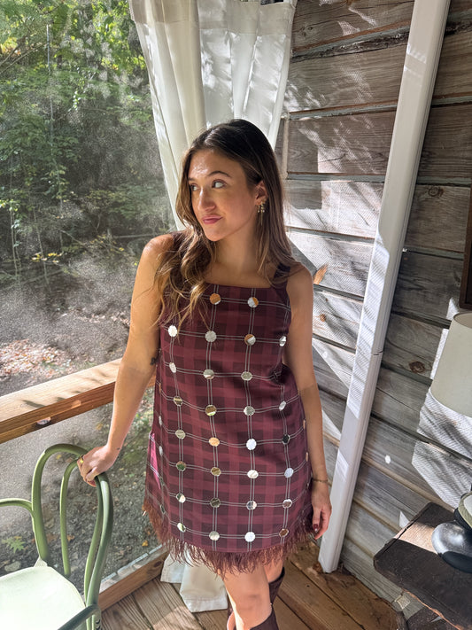 Polly Plaid Mini Dress