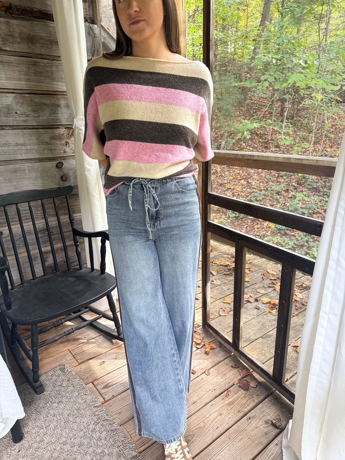 Easy Does It Drawstring Jeans